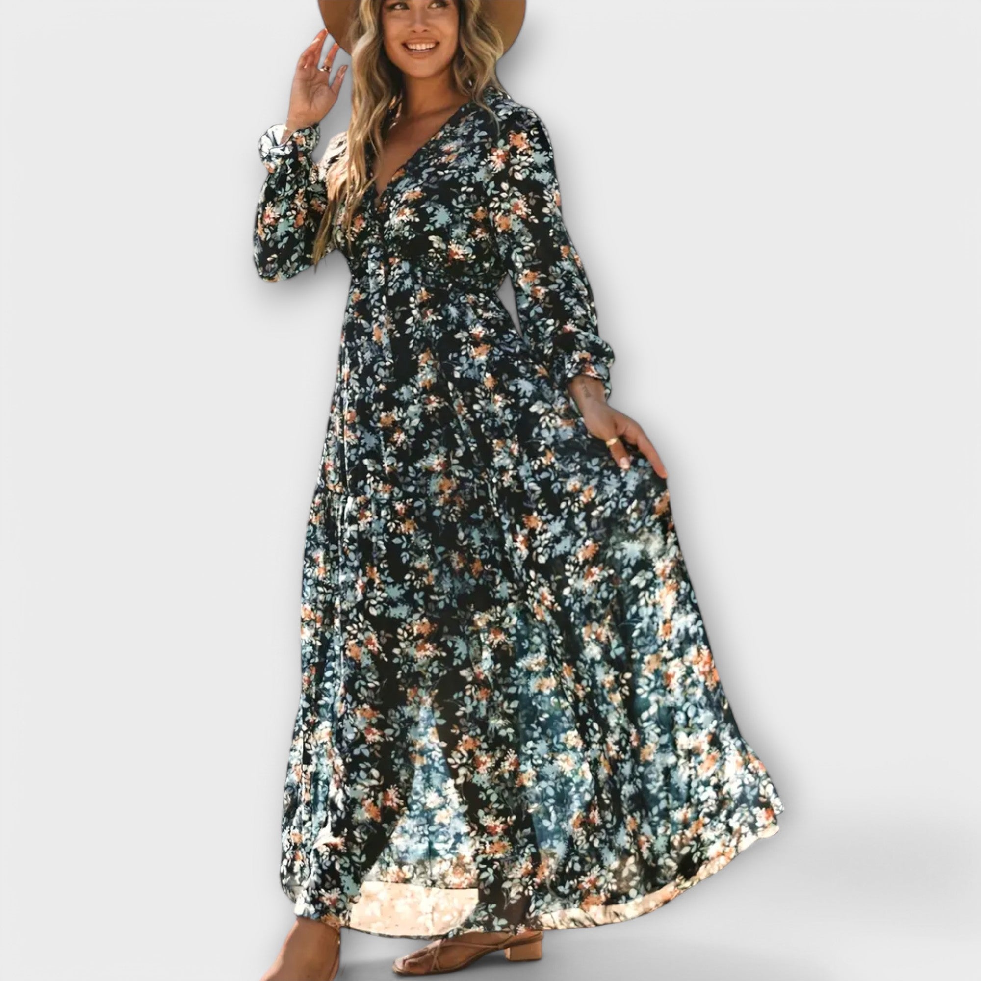 Ynah | Elegant Maxi Dress Aurevea Atelier