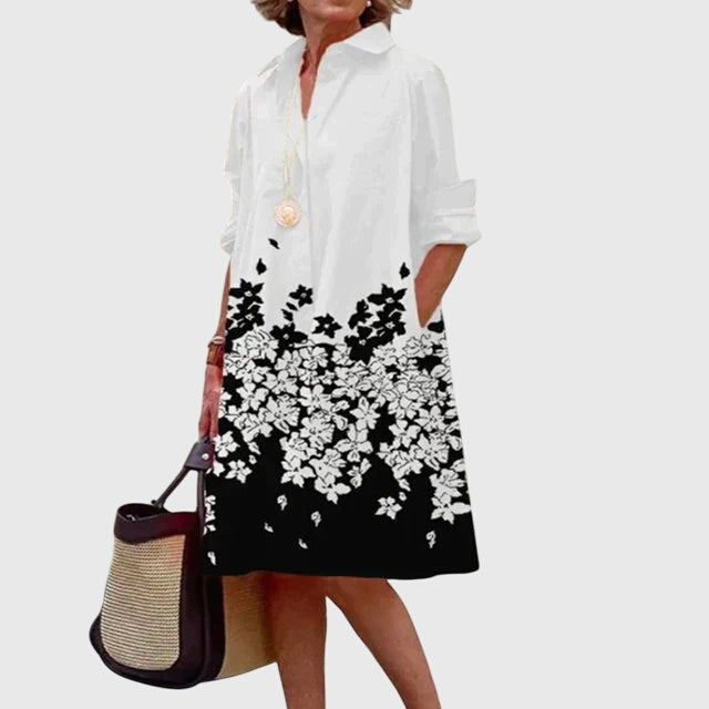 Paige™ - Elegant Dress With Pockets Aurevea Atelier