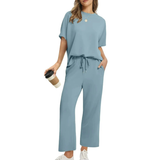 Casvella | Casual Top and Pants Set