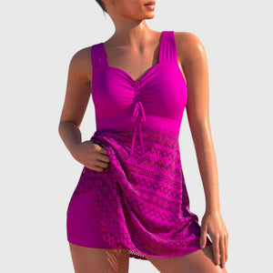 Isabella - Two-Piece Swimsuit with Skirt Aurevea Atelier