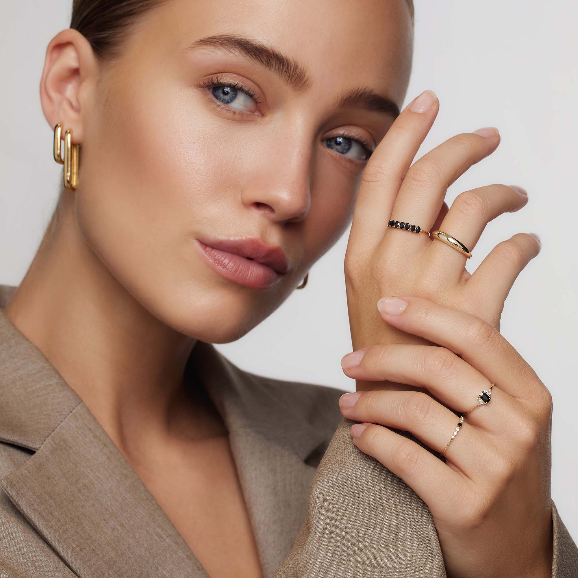 Velerianne | Solid Ring 14k Gold Aurevea Atelier