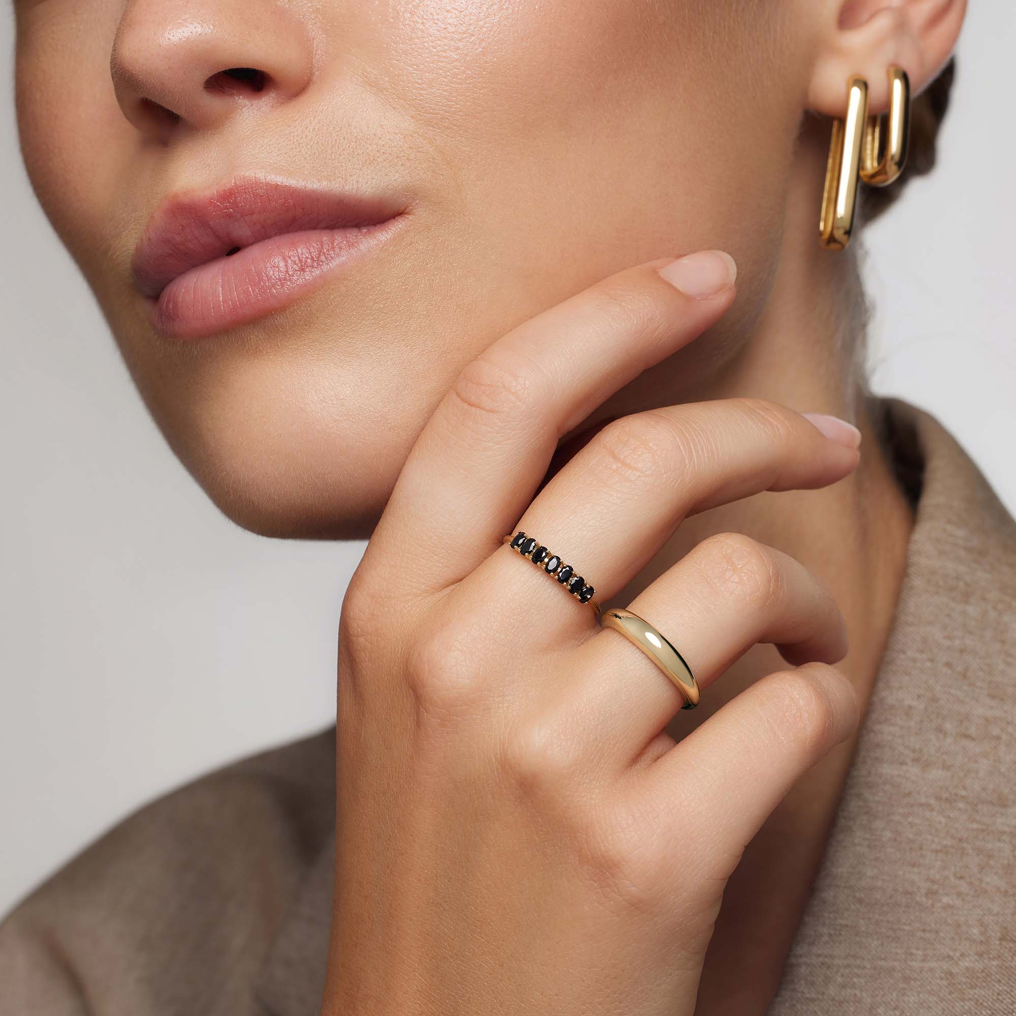 Velerianne | Solid Ring 14k Gold Aurevea Atelier