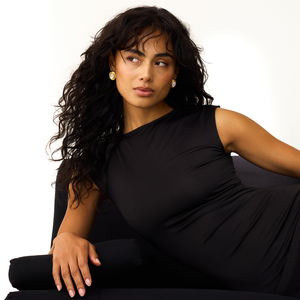 Ameliyana | Stud Earrings 18k Gold Aurevea Atelier