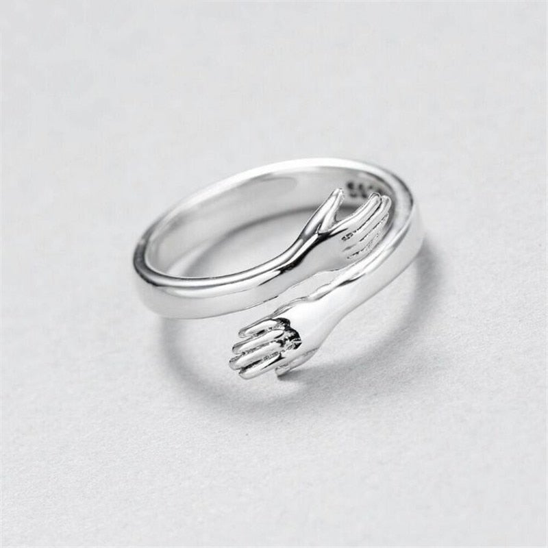 Silver Embrace Ring Aurevea Atelier