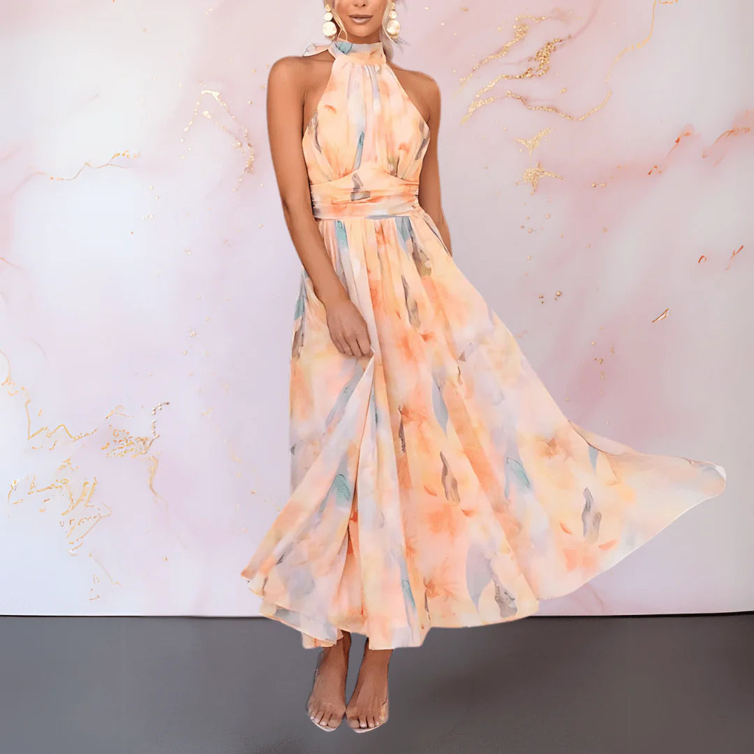 Esther™ Elegant Halter Dress