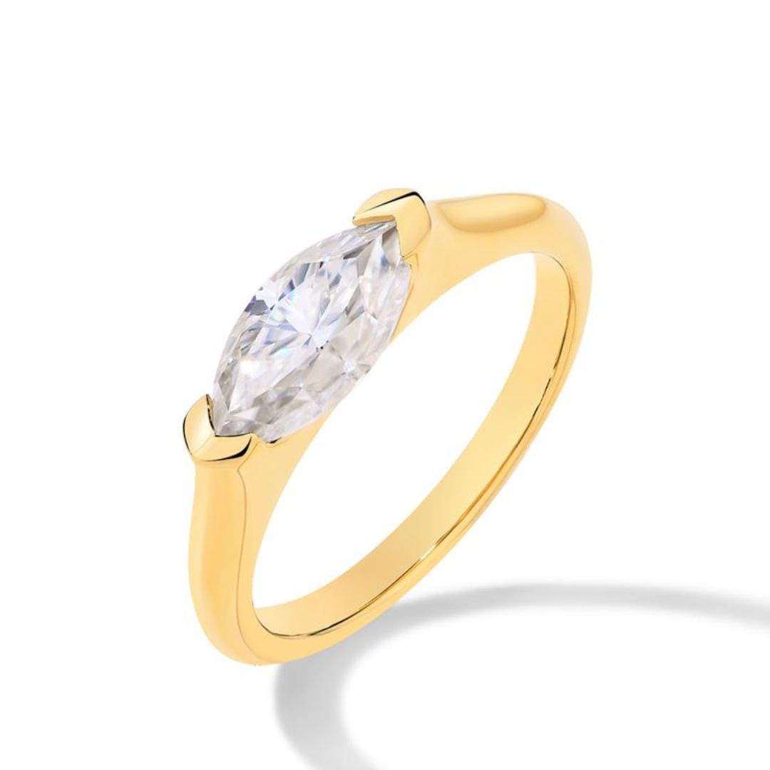 Avanirelle | Diamond Ring 18k Gold Aurevea Atelier