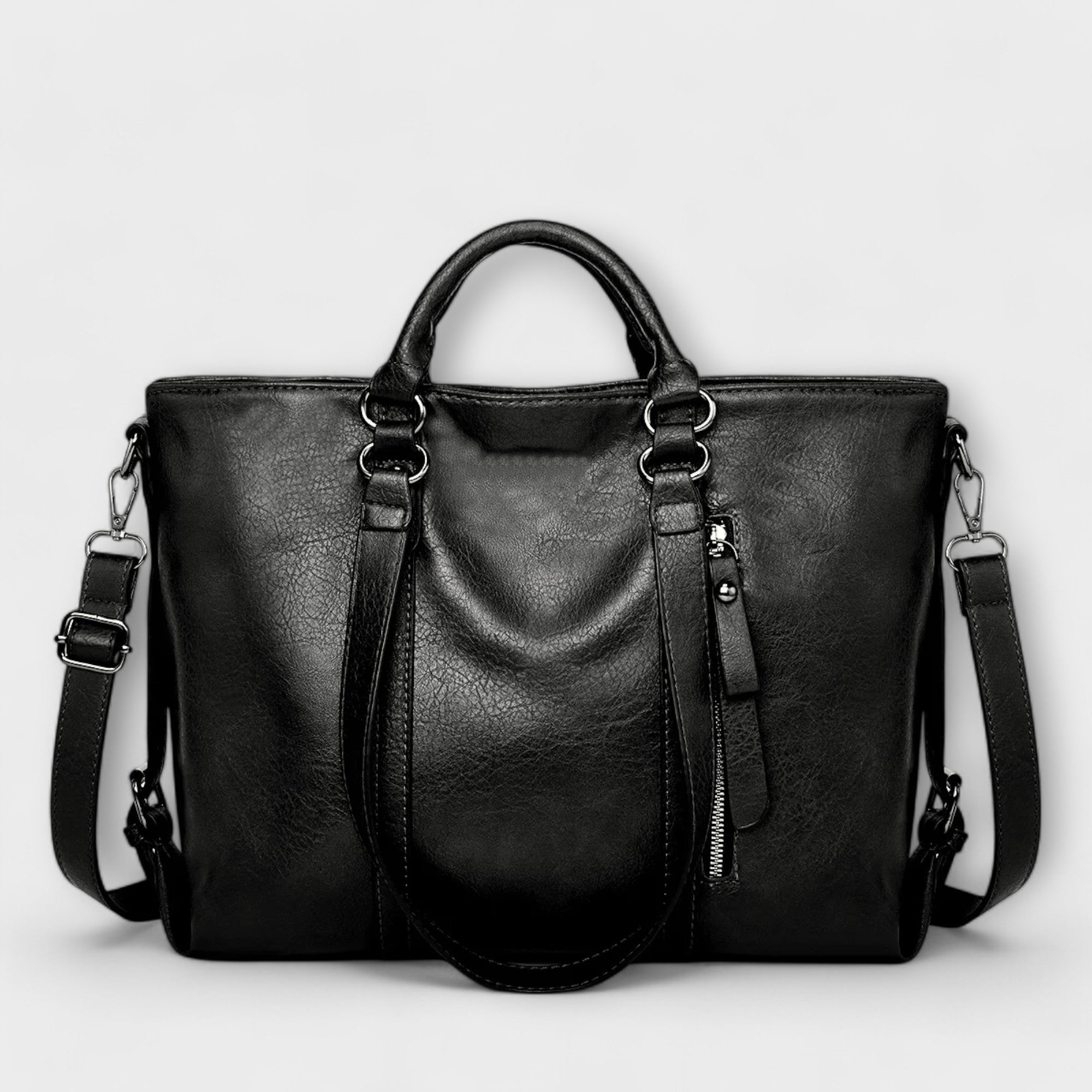 Olivia - Large Leather Bag Aurevea Atelier
