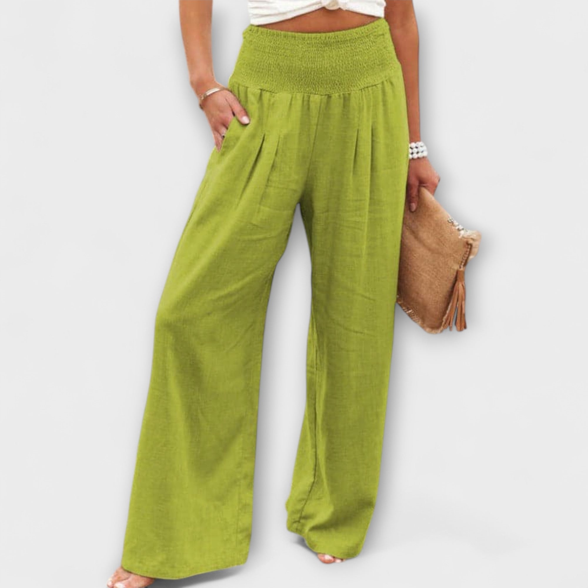 Thearya - Casual Wide Pants Aurevea Atelier