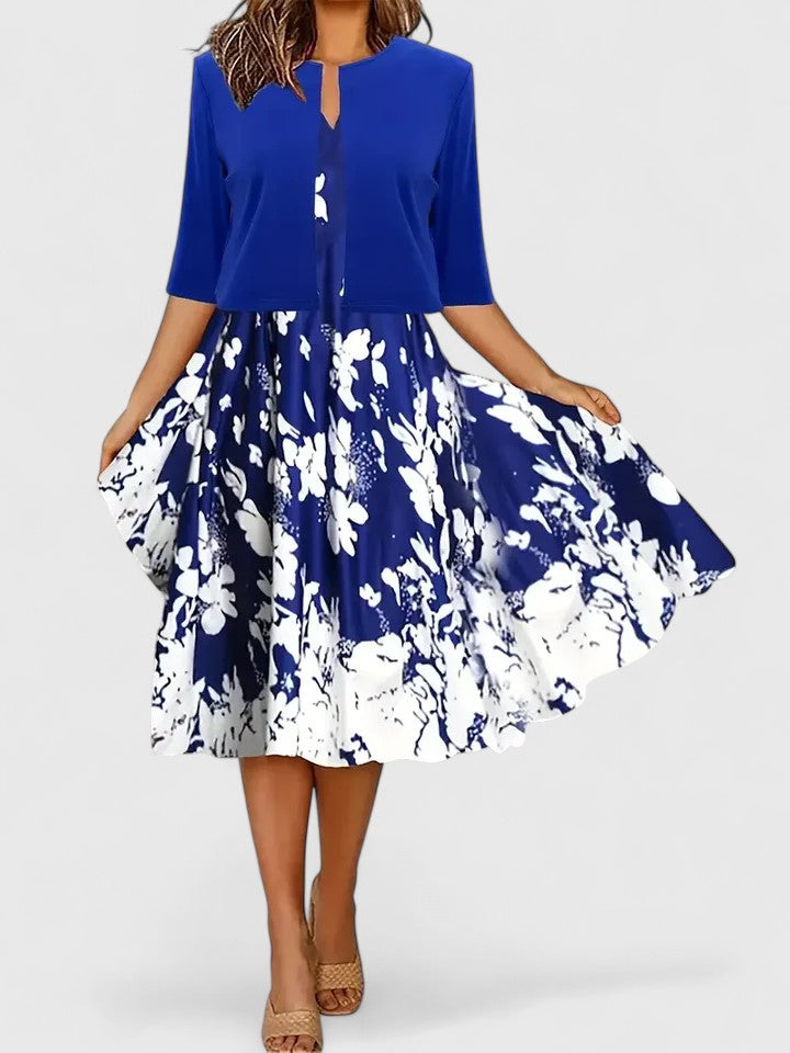 Chantal | Elegant Midi Dress Aurevea Atelier