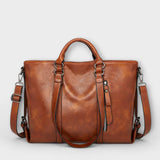 Olivia - Large Leather Bag Aurevea Atelier