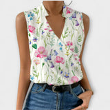 Loretta | Sophisticated V-neck Top Aurevea Atelier