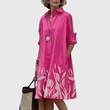 Paige™ - Elegant Dress With Pockets Aurevea Atelier