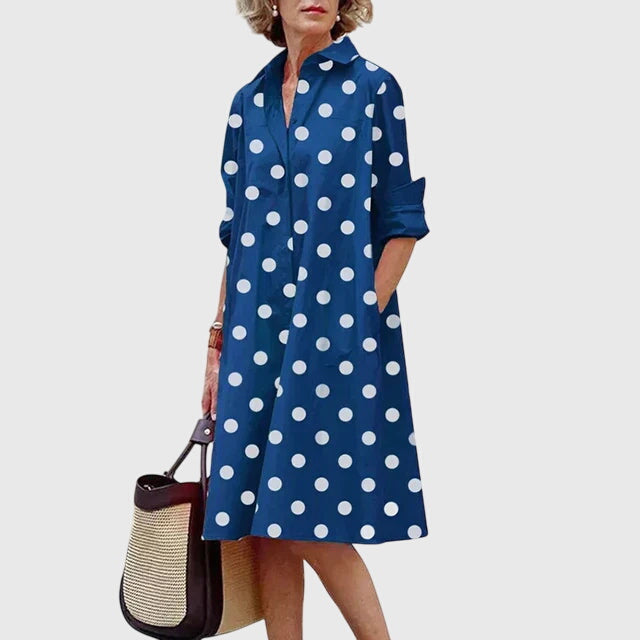 Paige™ - Elegant Dress With Pockets Aurevea Atelier