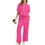 Casvella | Casual Top and Pants Set