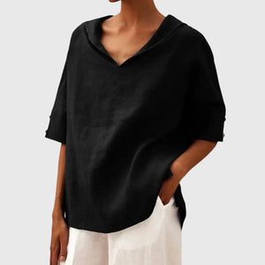 Ayla™ | Blouse - Black Aurevea Atelier