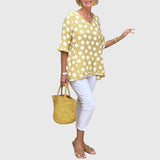 Eira™ | Blouse - Yellow Aurevea Atelier