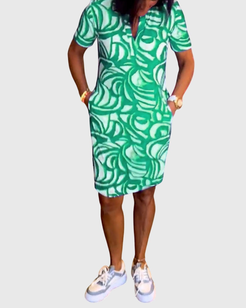 Elle™ | Flattering Avenue Walk Dress Aurevea Atelier