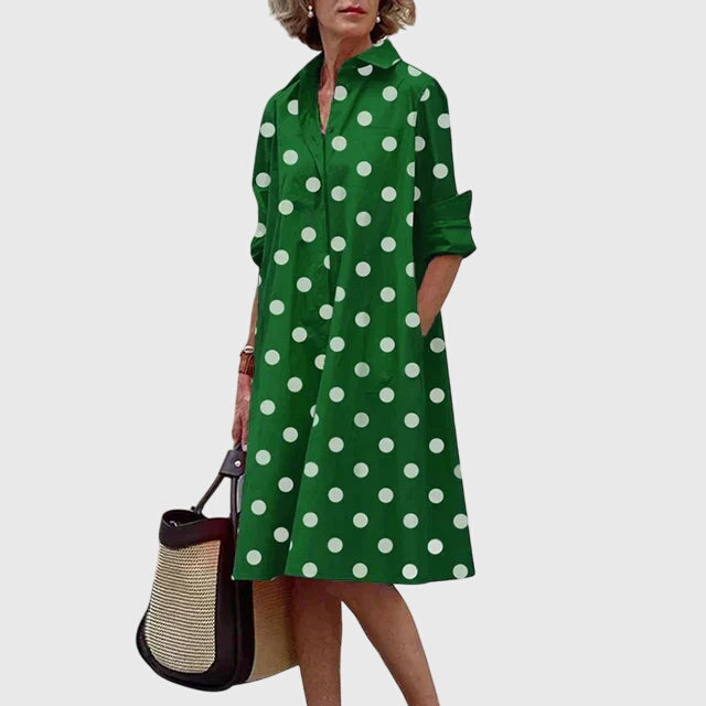 Paige™ - Elegant Dress With Pockets Aurevea Atelier