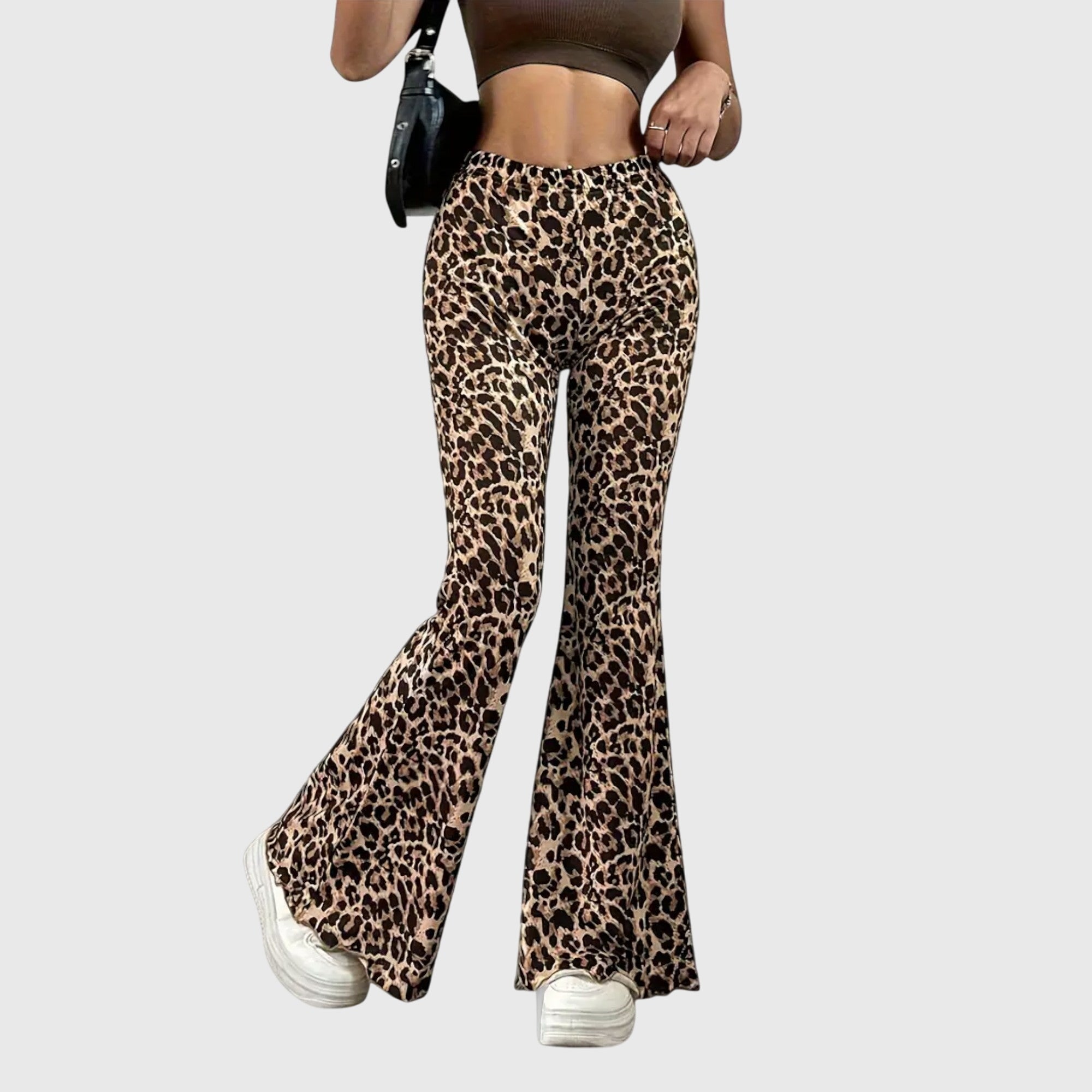 Leopard Bootcut Pants Aurevea Atelier