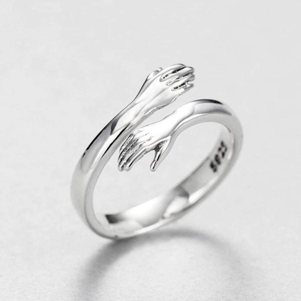 Silver Embrace Ring Aurevea Atelier