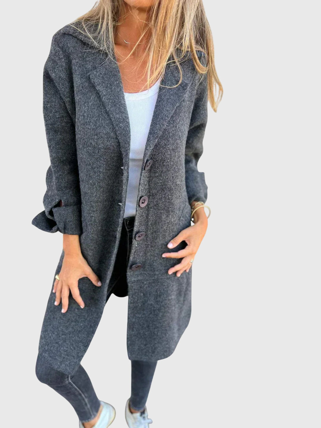 Lisa - Blazer with Buttons Aurevea Atelier