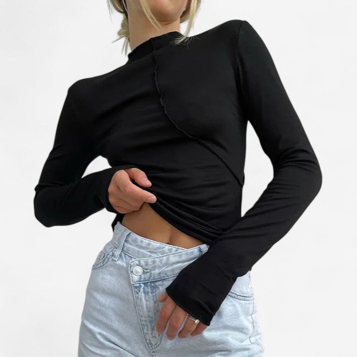 Tarina | Comfortable Long Sleeve Top Aurevea Atelier