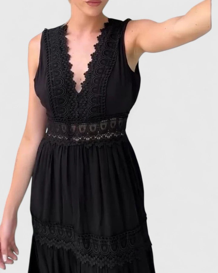 Alena | Elegant Midi Dress Aurevea Atelier