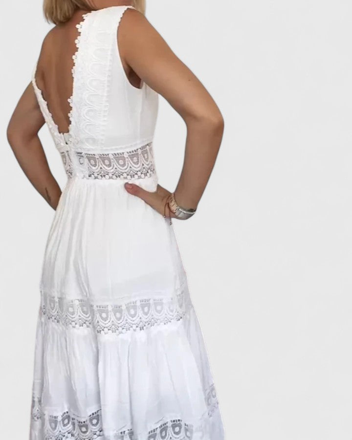 Alena | Elegant Midi Dress Aurevea Atelier