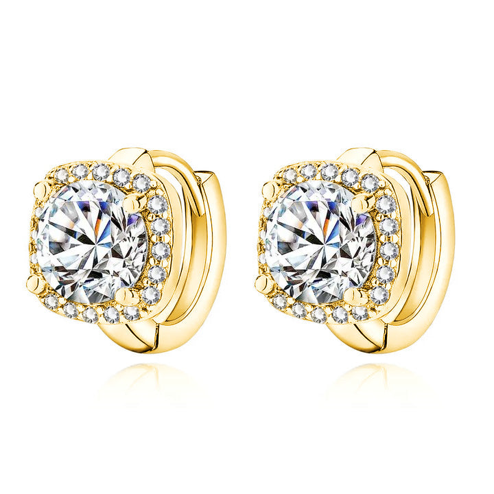 Tinamariel | Diamond Earrings 18k Gold Aurevea Atelier
