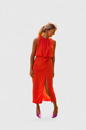 Theonae™ | Comfortable Midi Dress Aurevea Atelier