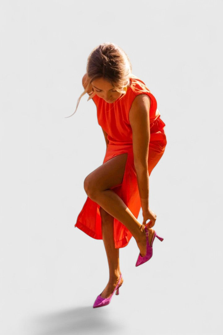 Theonae™ | Comfortable Midi Dress Aurevea Atelier