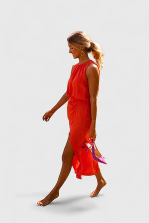 Theonae™ | Comfortable Midi Dress Aurevea Atelier