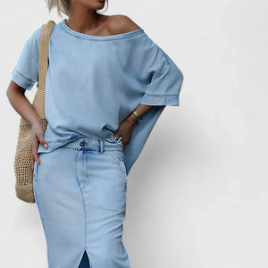 Averlynn | Elegant Maxi Skirt Set Aurevea Atelier