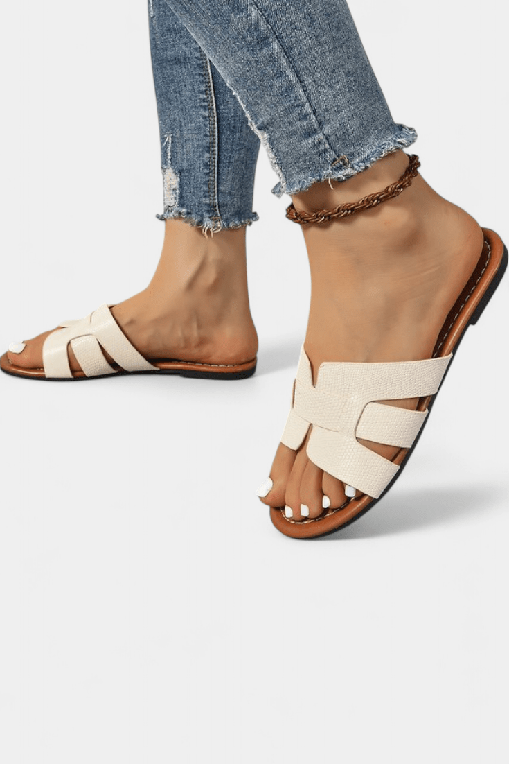 Sylvie™ | Sandales Plates Élégantes